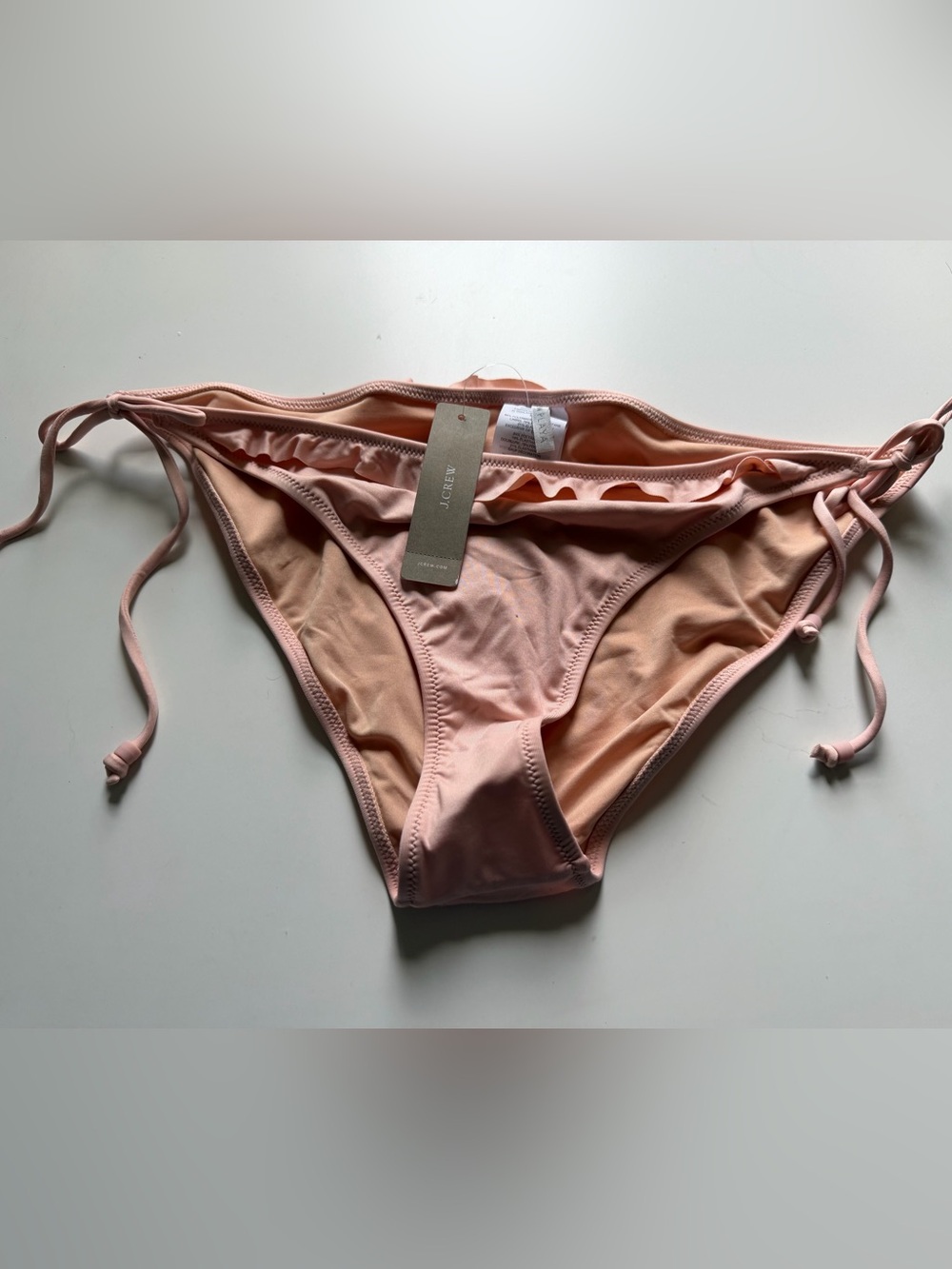 Jcrew playa bikini bottom XL NWT pink